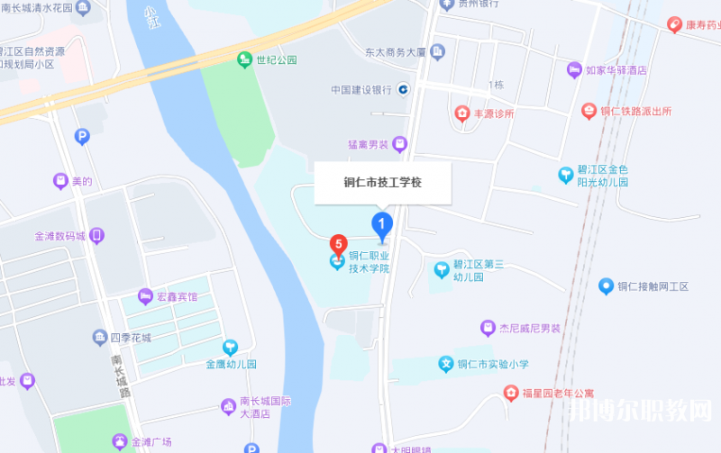 銅仁市技工學(xué)校地址，乘車路線