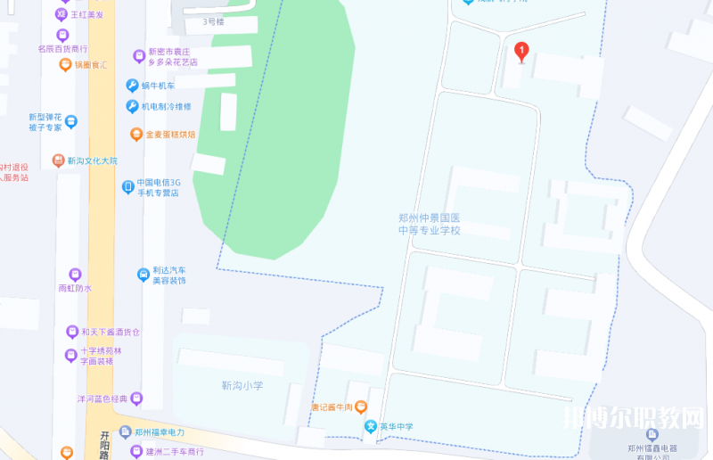 鄭州仲景國(guó)醫(yī)中等專業(yè)學(xué)校地址，乘車路線
