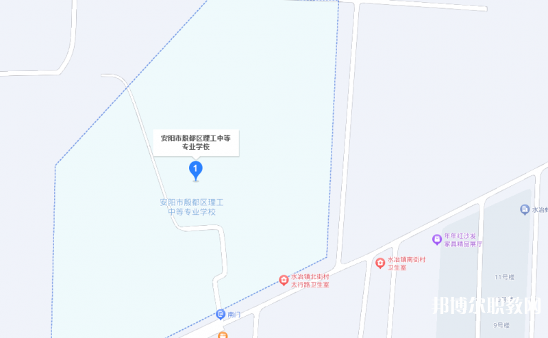 安陽市殷都區(qū)理工中等專業(yè)學校地址，乘車路線