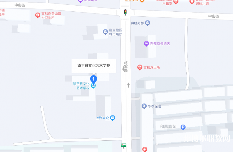 鎮(zhèn)平縣文化藝術(shù)學(xué)校地址，乘車路線