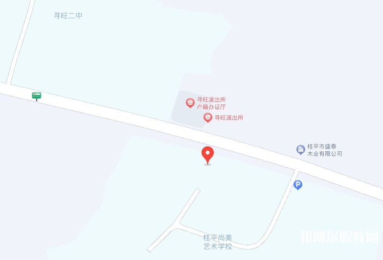 桂平尚美藝術(shù)學(xué)校地址，乘車路線